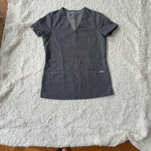 Figs Charcoal Scrub Top - Picture 5 of 11